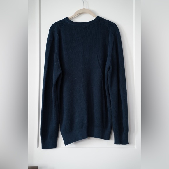 FRANK & OAK Fine Knit Jumper Navy - Picture 2 of 2